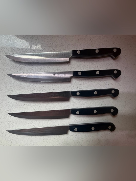 J A Henckels Other - Set of 5 JA HENCKELS 19509-120 4 3/4” STEAK KNIVES, Made In China